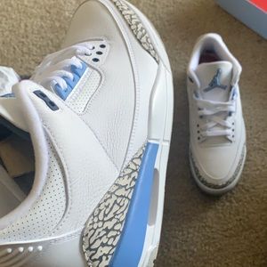 UNC “Air Jordan 3’s”